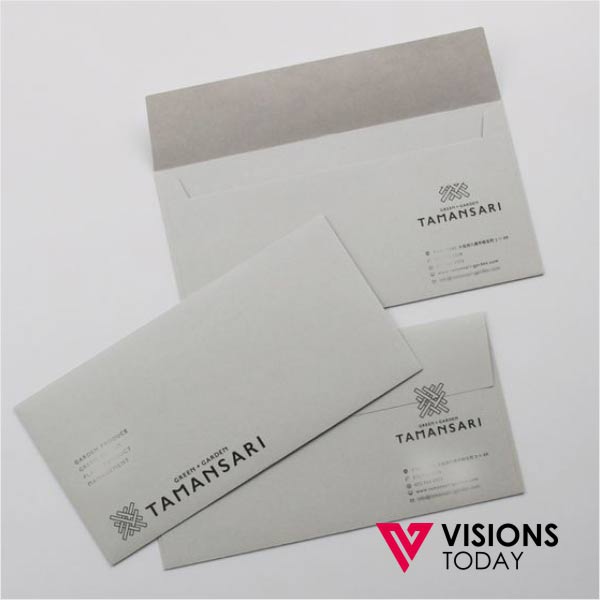 Visions Today offers envelopes printing in Sri Lanka and Maldives. We make customized envelopes with your designs. You can make your envelopes with any design and size. Specially for business mailing covers. Also we use wide range of papers for envelope making.