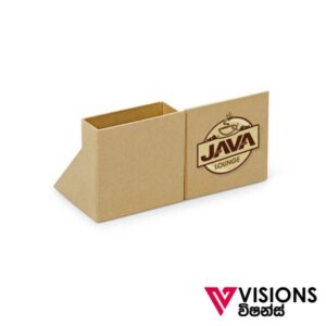 Kraft Memo Holder with Branding