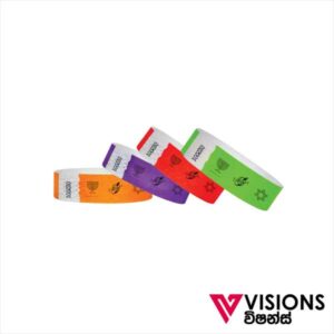 Visions Graphics offers Security Wrist Bands printing in Colombo, Sri Lanka.
