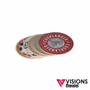 Visions Today offers Paper Table Coasters Printing in Colombo, Sri Lanka