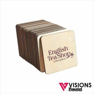 Wooden Table Coasters Engraving in Colombo, Sri Lanka