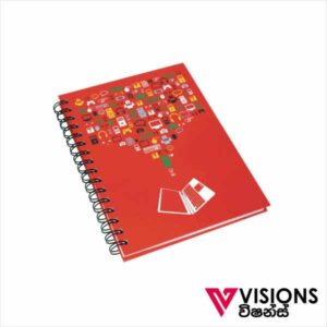 Visions Today offers Hard Cover Spiral Notebook Printing in Colombo, Sri Lanka
