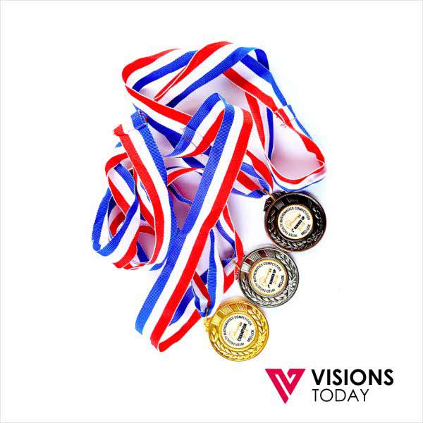 Visions Today manufactures Eco printed customized medals in Sri Lanka. We print wide range of medals with your idea for many requirements. Eco printed medals are affordable