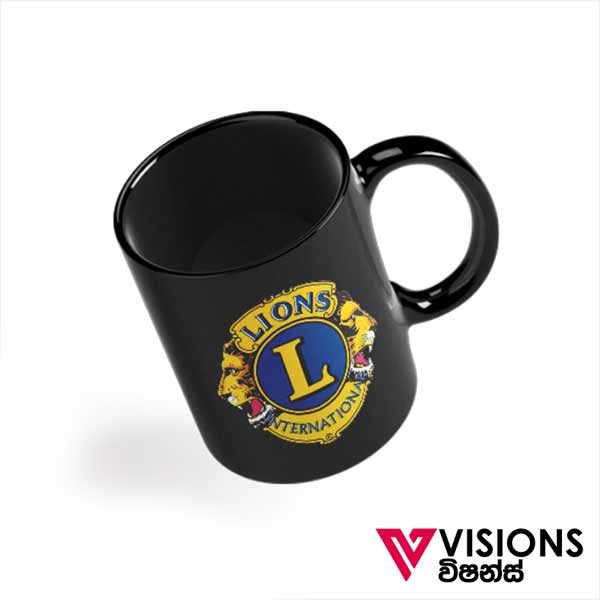 Black promotional Mug Printing