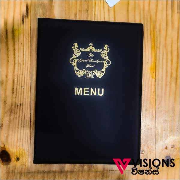 Customized Leather Menu Folders in Sri Lanka