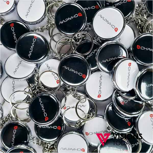 Customized Round Key Chains printing in Sri Lanka