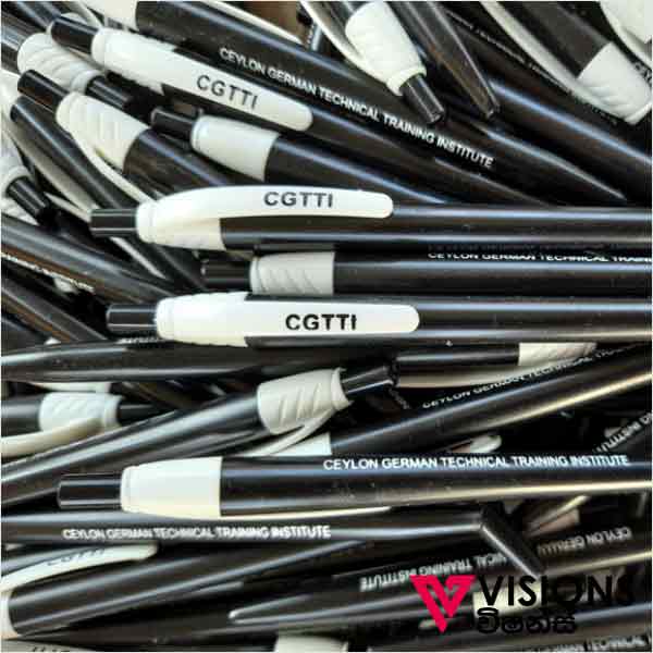 Plastic promotional pens printing in Sri Lanka