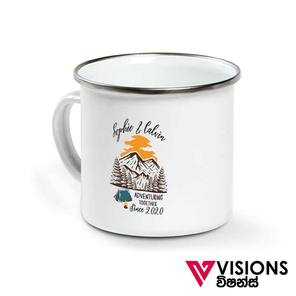 White Enamel Mug Printing in Sri Lanka